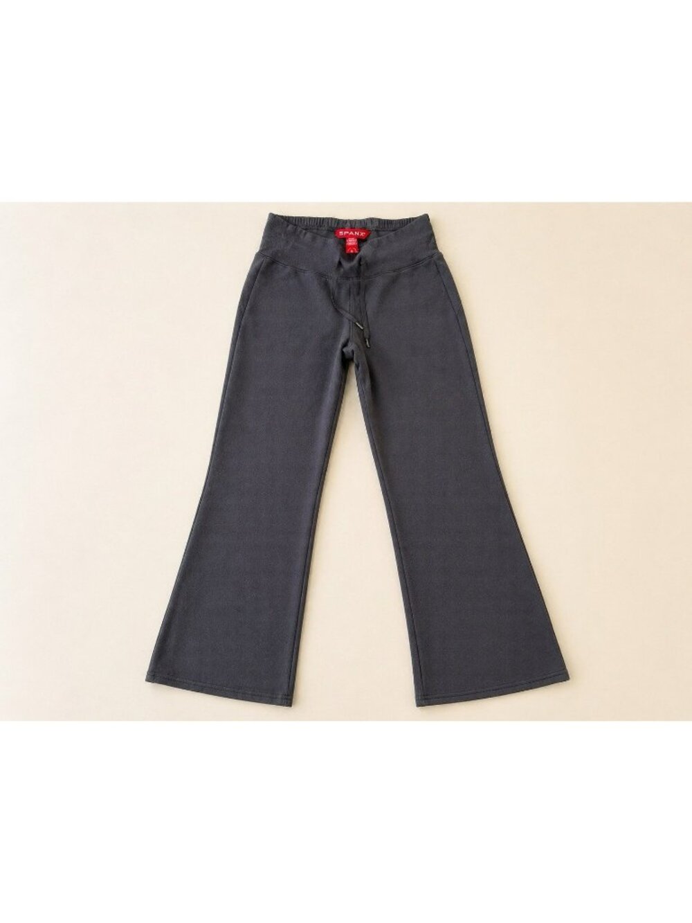 SPANX Women’s Flare Leg Pants Size Small Black Pull On Stretch Lounge Yoga Pants